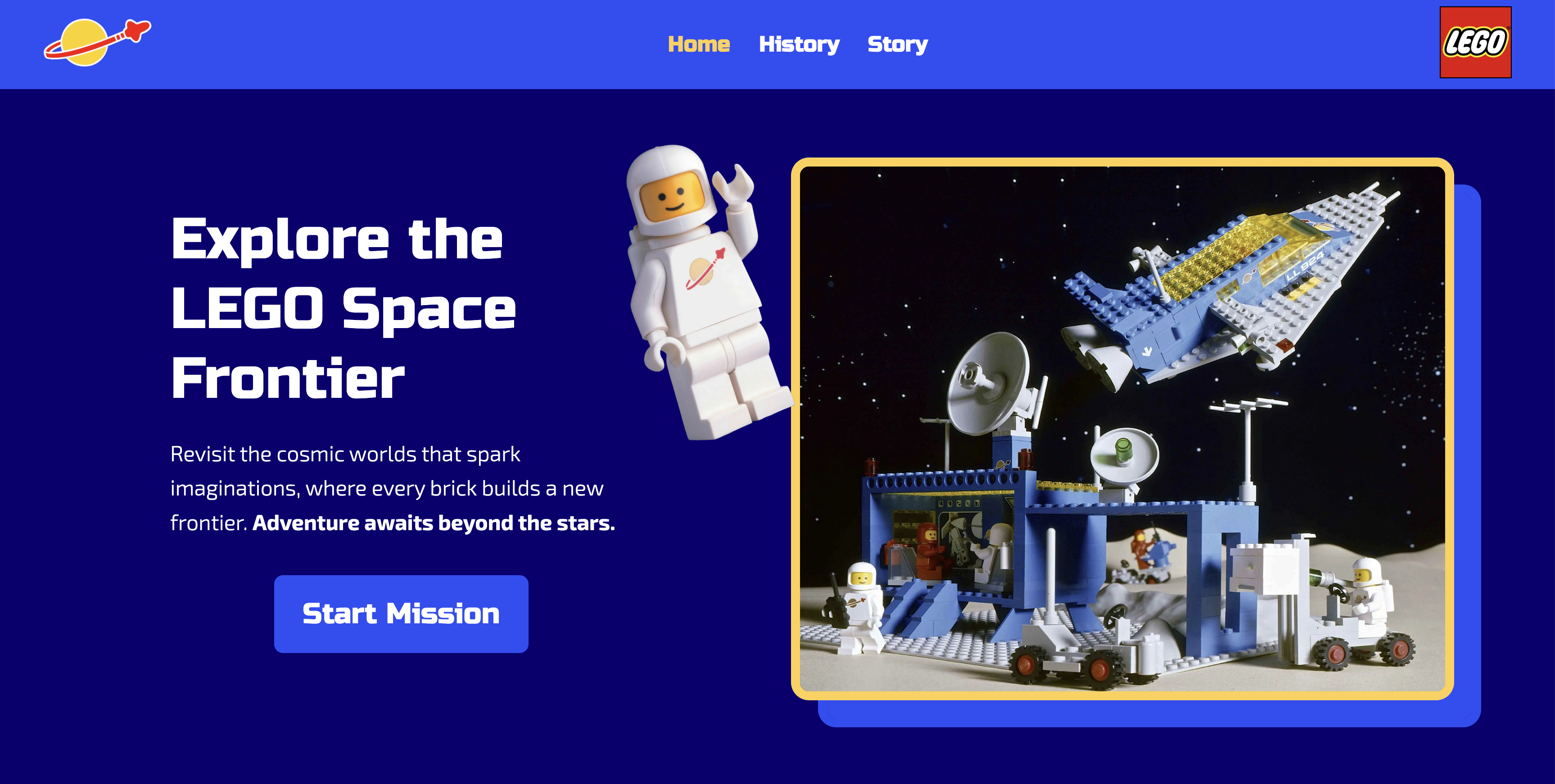Lego Space Microsite Thumbnail