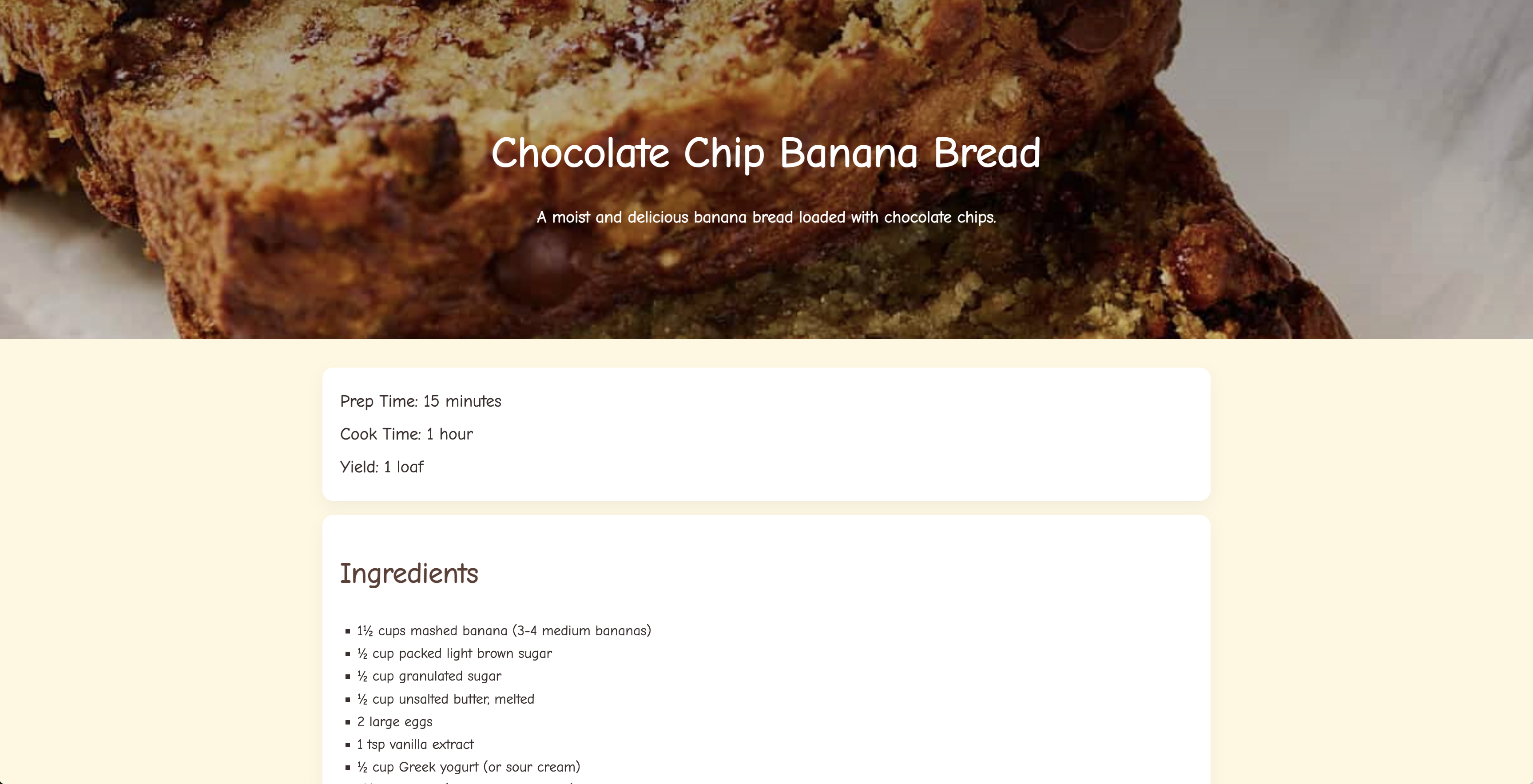 Recipe Project Thumbnail